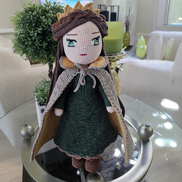 Princess Genevieve Crochet Doll
